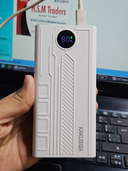 KAKUSIGA 10000mAh Power Bank – 22.5W Fast Charging, PD 20W, Digital Display